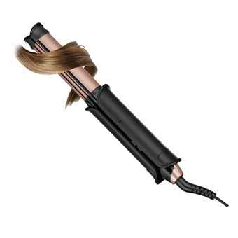 Lisseur boucleur Remington Straight & Curl One S6077 Noir et Rose