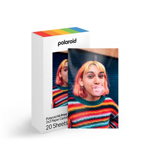 Pack de 2 Cartouches papier tout en un Polaroid Hi Print pour ’imprimante photo de poche