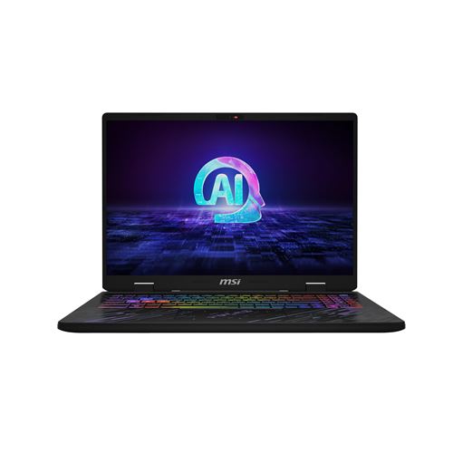 Ordinateur Portable Gaming MSI Pulse 16 AI C1VGKG-074FR 16 Intel Core Ultra 9 32 Go RAM 1 To SSD Noir - Azerty Français