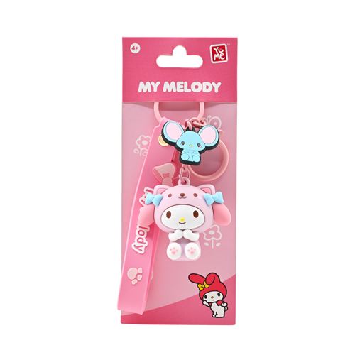 Porte-clés Hello Kitty Et Friends Imperméable - Série Pompompurin, PVC Et Métal - 9