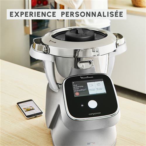 Robot Cuiseur Moulinex I-Companion Touch Pro Edition Noire - HF93D810 - 1550W