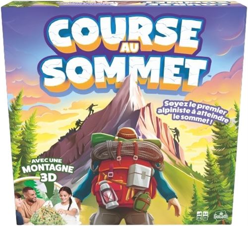 Jeu d’Ambiance Goliath Course au Sommet – Jeu de Stratégie et Réflexion, 2 à 4 Joueurs