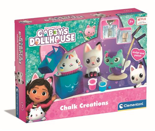 Jeu créatif Clementoni Créations en plâtre Gabby's Dollhouse