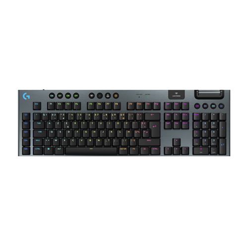 Clavier gaming mécanique sans fil ultra-plat Azerty Logitech G915 X Lightspeed Clicky Noir