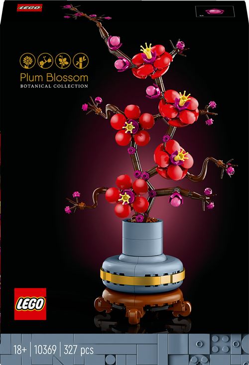 Lego Icons Les Fleurs De Prunier 10369 Lego La Boîte - vue 6