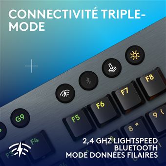 Jeu De Touches De Rechange Noires Pour Clavier Mécanique Logitech G913, G915, TKL - Layout US Complète