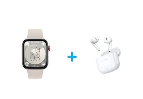 Pack Montre connectée Huawei Watch Fit 3 avec bracelet Blanc + FreeBuds SE 2 Blanc - État correct Huawei sur Fnac