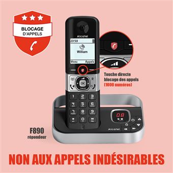 Téléphone VTech VT 1122 Avec Afficheur Appelant – Gris – Neuf (lot De 2)