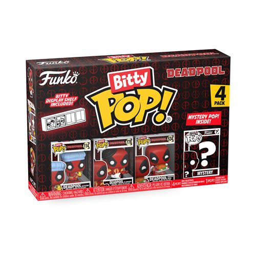Funko - Figurine Bitty Pop Deadpool - Lot de 4 - Image 2