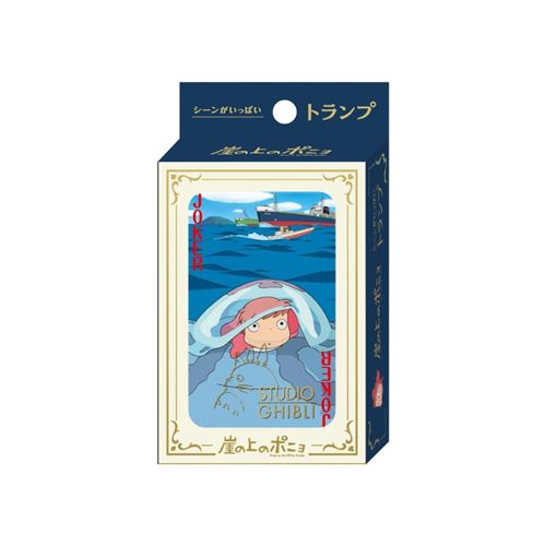 Jeu classique Maison Ghibli 54 cartes Ponyo sur la falaise - Maison Ghibli