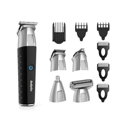 Tondeuse Homme Multi-Usages Babyliss 11 En 1 Lithium Power Mt812E Noir Et Argent