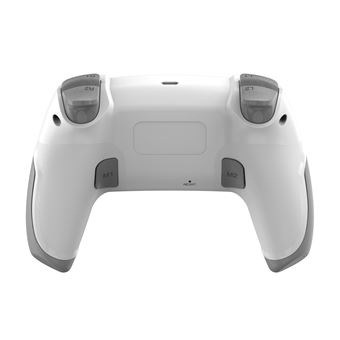 Manette sans fil Oniverse Revolt pour PS4 PC et Mobile Bluetooth Blanc Lune