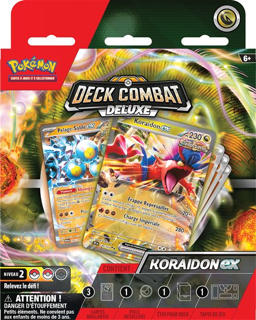 Acheter Carte à collectionner Pokémon Deluxe Battle deck Koraidon-ex ou Miraidon-ex État correct - 40,87 € Carte à collectionner Pokémon Deluxe Battle deck Koraidon-ex ou Miraidon-ex État correct - reconditionné disponible sur Fnac