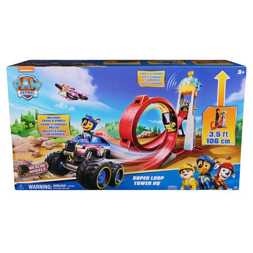 Véhicule Paw Patrol Pat’Patrouille Quartier Général Rescue Wheels