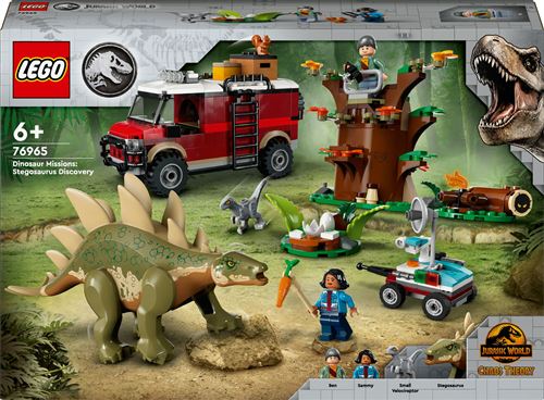 LEGO® Jurassic World 76965 Missions dinosaures : la découverte du stégosaure