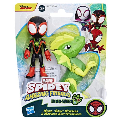 SPIDEY FIGURINE + DINO MILES
