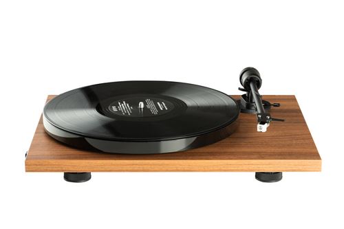 vinyle Pro Ject E1 BT Noyer avec cellule Audio Technica AT3600L
