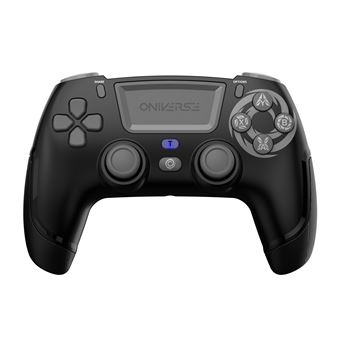 Manette sans fil Oniverse Revolt pour PS4 PC et Mobile Bluetooth Guêpe Noir