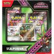 Cartes à collectionner Pokémon Coffret Illustration Scalpereur 4 boosters EV65 Ecarlate et Violet Fable Nébuleuse