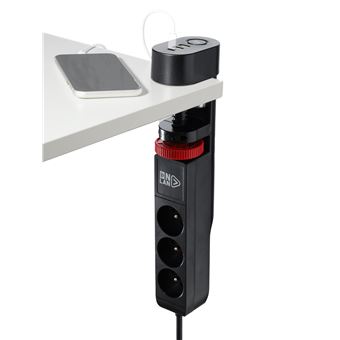 Multiprise de bureau 3 en 1 Onlan Smart Socket Noir