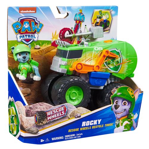 Véhicule et Figurine Paw Patrol Pat’Patrouille Rescue Wheels Rocky - Paw Patrol