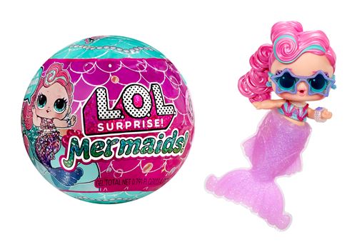 Poupée L.O.L. Surprise Mermaids Baby Sisters – 8 Poupées à Collectionner avec Queues Changeantes