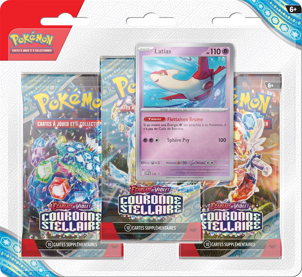 Carte à collectionner Pokémon EV07 Pack 3 boosters Ecarlate et Violet ...