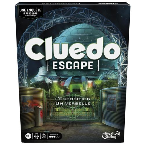 Jeu d'enquête Hasbro Gaming Cluedo Escape L'exposition universelle État correct -  reconditionné disponible sur Fnac