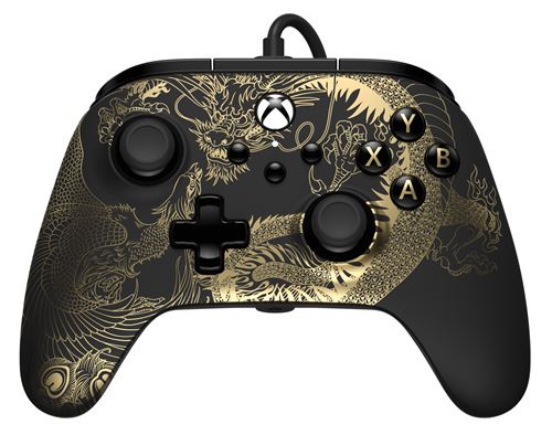 Manette filaire PowerA Adv Dragon vs Phoenix pour Xbox Series X et Or