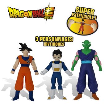 Pack de 3 figurines extensibles Dragon Ball Z Monster Flex - 1