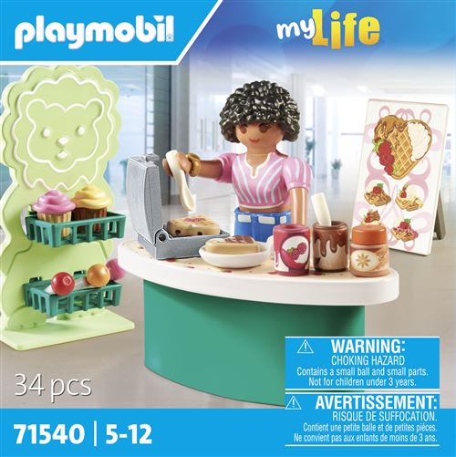 Playmobil My Life 71540 Stand De Gaufres