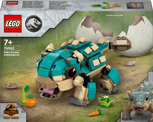 LEGO® Jurassic World 76962 Bébé Bumpy, l’ankylosaure