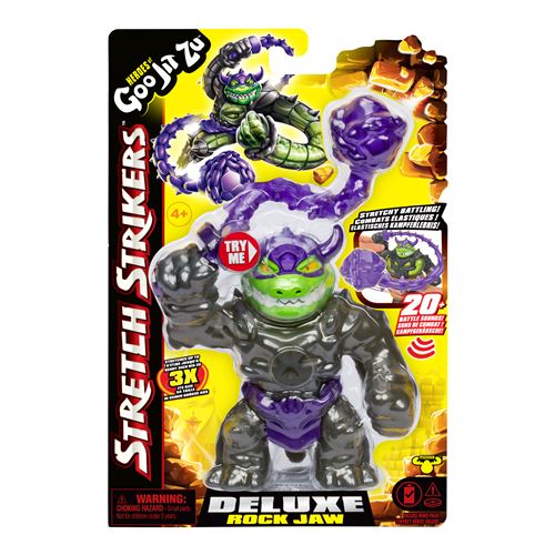 Figurine Deluxe Goo Jit Zu Stretch Strikers Rockjaw 11 cm