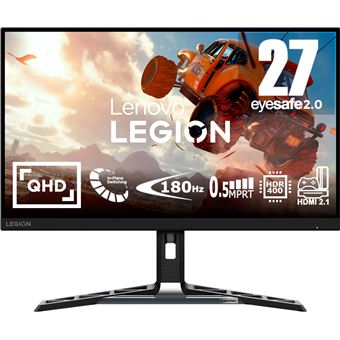 Lenovo Legion R27qe - Gaming-Monitor - 27 Zoll - 180 Hz - QHD - Schwarz - 1