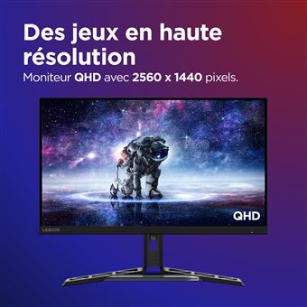 Ecran PC Gaming Lenovo Legion R27qe 27" 180 Hz QHD
