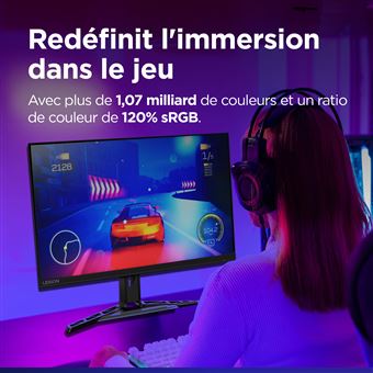 Ecran PC Gaming Lenovo Legion R27qe 27" 180 Hz QHD