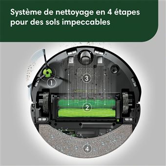 iRobot Robot aspirateur et laveur 2-en-1 Roomba Combo10 Max