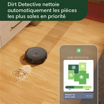 iRobot Robot aspirateur et laveur 2-en-1 Roomba Combo10 Max