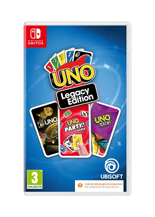 UNO Legacy Code in a box Nintendo Switch