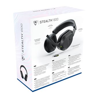 Casque gaming sans fil Turtle Beach Stealth 600 Gen 3 pour PS PC Nintendo Switch Steam Deck et mobile Noir