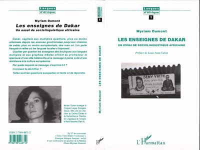 Enseignes de dakar un essai de sociolinguistique africaine