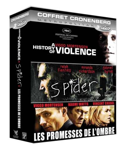 Coffret Cronenberg 3 films Edition limitée DVD