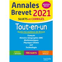 Annales Brevet Sujets Corriges Livres Scolaires Collection Annales Brevet Sujets Corriges Fnac