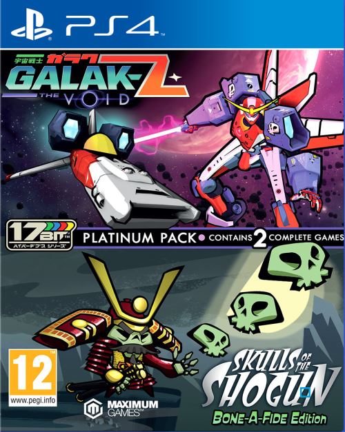 Pochette avant du jeu Galak-Z + Skulls of the Shogun Edition Platinum PS4