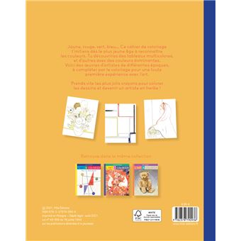 Les couleurs - L' art à colorier pour les tout-petits