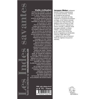 Histoire de la civilisation indienne. Tome 1 L'Inde ancienne et médiévale