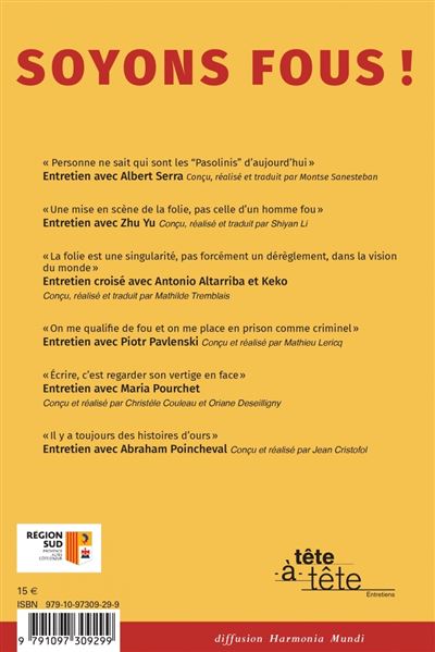 Tête à tête 10 - Soyons fous !