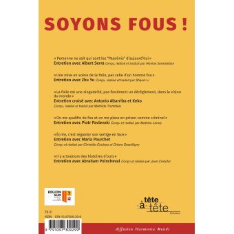 Tête à tête 10 - Soyons fous !