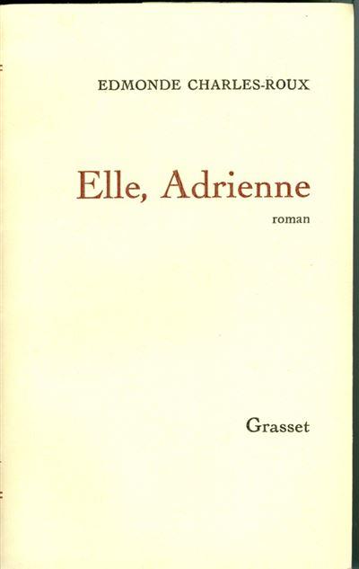 ELLE, ADRIENNE