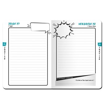 Agenda Manga 2021-2022 à personnaliser